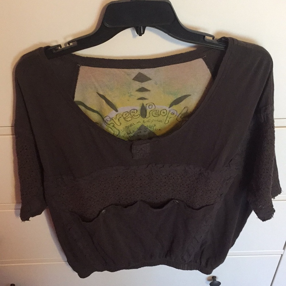 Free people oversized shirt